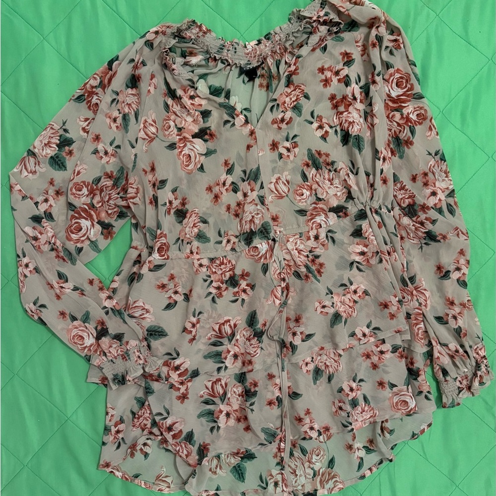 Torrid Floral Women's Top Size 2